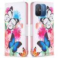 Xiaomi Redmi 12C, Poco C55 Wonder Series Wallet Case - Butterflies