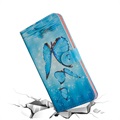 Wonder Series iPhone 12 mini Wallet Case - Blue Butterfly