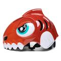 Wozinsky Dinosaur Pattern Kids Bike Helmet - Size S - Red