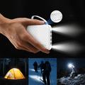 Wozinsky W11-W 10000mAh Power Bank with 4 Cables, Phone Stand, LED Flashlight - White
