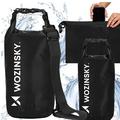 Wozinsky WWK-10 Waterproof Dry Bag for Kayaking, SUP & Outdoor Activities - 10l - Black