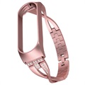 X-Shaped Xiaomi Mi Band 5/6 Strap - 37mm - Rose Gold