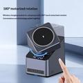 X11 Qi2 15W 3-in-1 MagSafe Wireless Charger Stand with LED Clock - Black