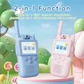 X18 Video Walkie Talkie Set for Kids - Blue / Pink