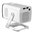 X1AR Android 14 Portable Projector - 720p, 4K Support, WiFi 6, Bluetooth 5.4 - White