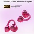 X22 Clip-On Wireless Earphones with Stylish Charging Case - Brilliant Magenta