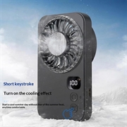 X28 Pocket-Sized Portable Cooling Fan - Dark Grey