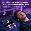 X3 Ultra Retro Handheld Game Console with YouTube, TikTok - Transparent Black