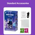 X3 Ultra Retro Handheld Game Console with YouTube, TikTok - Transparent Black