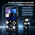 X3 Ultra Retro Handheld Game Console with YouTube, TikTok - Transparent Black