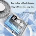 X33 Portable Semiconductor Cooling Fan - 1800mAh - White