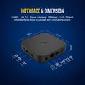 X5S MORTAL Android 14 TV Box - 8K, Bluetooth-Compatible Voice Remote - Black