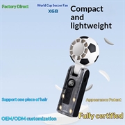 X68 Football Design Cooling Fan with LED Display & Cold Compress Function - 3600mAh