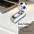 X68 Football Design Cooling Fan with LED Display & Cold Compress Function - 3600mAh - White