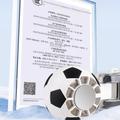 X68 Football Design Cooling Fan with LED Display & Cold Compress Function - 3600mAh - White