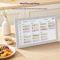 XC1010 10.1" Smart Digital Calendar - Photo Frame with Touchscreen, 1GB RAM + 32GB Storage - White