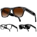 XK One Pro AI Smart Glasses with Bluetooth Calling - Black