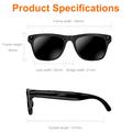 XK One Pro AI Smart Glasses with Bluetooth Calling - Black