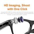 XK One Pro AI Smart Glasses with Bluetooth Calling - Black