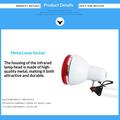 XL-811B Adjustable Desktop Infrared Heat Therapy Lamp for Pain Relief - 100W