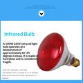 XL-811B Adjustable Desktop Infrared Heat Therapy Lamp for Pain Relief - 100W