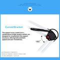 XL-811B Adjustable Desktop Infrared Heat Therapy Lamp for Pain Relief - 100W