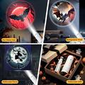 XO-737 Halloween Projection Lamp - 16 Patterns, 360 Rotation, Detachable Tripod - White