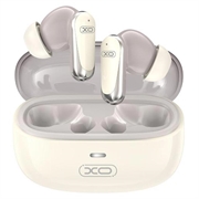 XO G42 TWS Bluetooth 6.0 Earphones - ANC + ENC, Touch Control & Charging Case - Beige