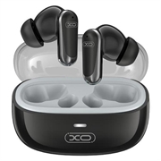 XO G42 TWS Bluetooth 6.0 Earphones - ANC + ENC, Touch Control & Charging Case - Black
