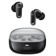 XO G42 TWS Bluetooth 6.0 Earphones - ANC + ENC, Touch Control & Charging Case - Black