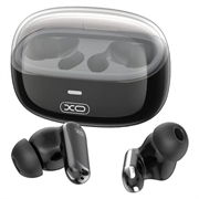 XO G42 TWS Bluetooth 6.0 Earphones - ANC + ENC, Touch Control & Charging Case - Black