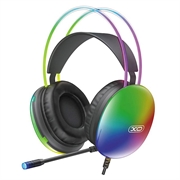 XO GE11 Wired Gaming Headset - 3.5mm - Black / Colorful
