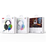 XO GE11 Wired Gaming Headset - 3.5mm - Black / Colorful