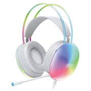 XO GE11 Wired Gaming Headset - 3.5mm - White / Colorful