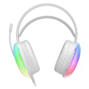XO GE11 Wired Gaming Headset - 3.5mm - White / Colorful