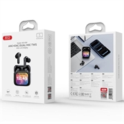 XO X50 TWS Bluetooth 6.0 Earphones - ANC + ENC, Dual Mic - Black