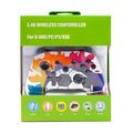 XSX Water Transfer Print 2.4G Wireless Gaming Controller - Football / Colorful