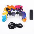 XSX Water Transfer Print 2.4G Wireless Gaming Controller - Football / Colorful
