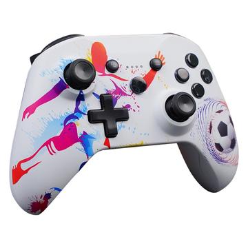 XSX Water Transfer Print 2.4G Wireless Gaming Controller - Football Sport