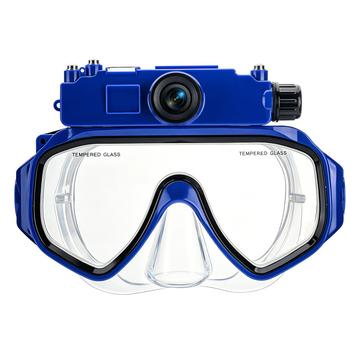 XT191 Diving Mask with 4MP Camera, WiFi - Blue