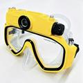 XT191 Diving Mask with 4MP Camera, WiFi - Yellow