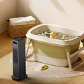 XY-801 Portable Ceramic Electric Heater 2200W with Remote Control - Black