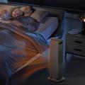 XY-801 Portable Ceramic Electric Heater 2200W with Remote Control - Black