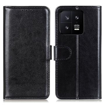 Xiaomi 13 Pro Wallet Case with Magnetic Closure - Black