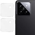 Xiaomi 14 Imak HD Camera Lens Tempered Glass Protector - 2 Pcs.