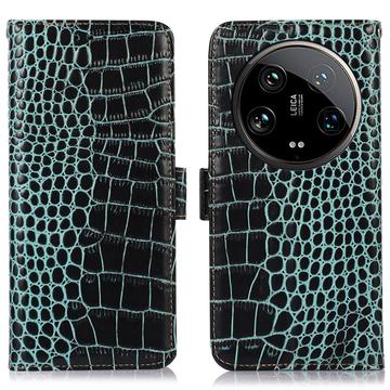 Xiaomi 14 Ultra Crocodile Series Wallet Leather Case with RFID