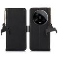 Xiaomi 14 Ultra Wallet Leather Case with RFID - Black