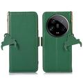 Xiaomi 14 Ultra Wallet Leather Case with RFID - Green
