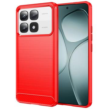 Xiaomi 14T Pro Brushed TPU Case - Carbon Fiber
