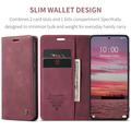 Xiaomi 15T Caseme 013 Series Wallet Case - Red